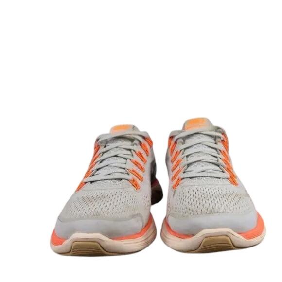 Nike Shoes Womens 7.5 Athletic Trainer Lunarglide 4 Running Sneaker Comfort Grey - Picture 2 of 13